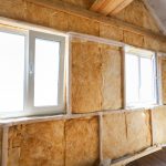 Inside,Wall,Heat,Isolation,With,Mineral,Wool,In,Wooden,House,